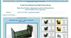Desktop Screenshot of fovealmounts.com
